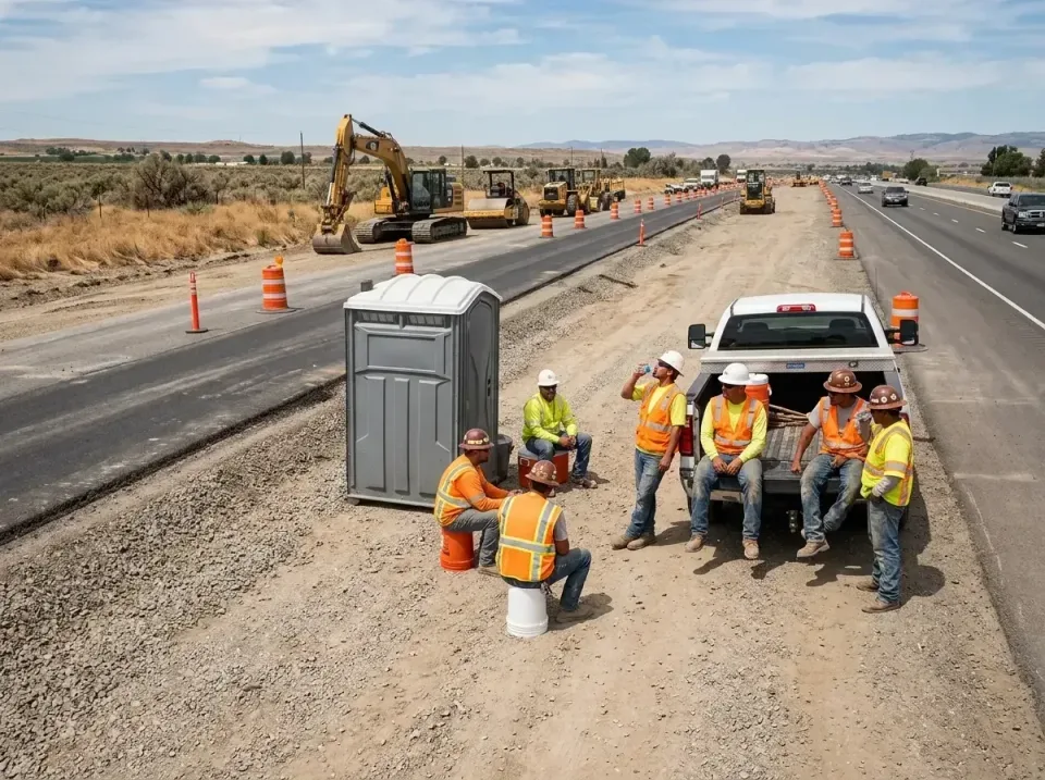 highway-road-construction-crew-007 — frequently asked questions, Porta Potty and Restroom Rentals in Fort Branch, IN